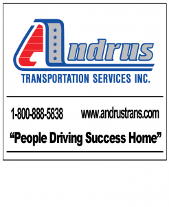 Andrus transportation services logo, a sponsor of switchpoint community resource center